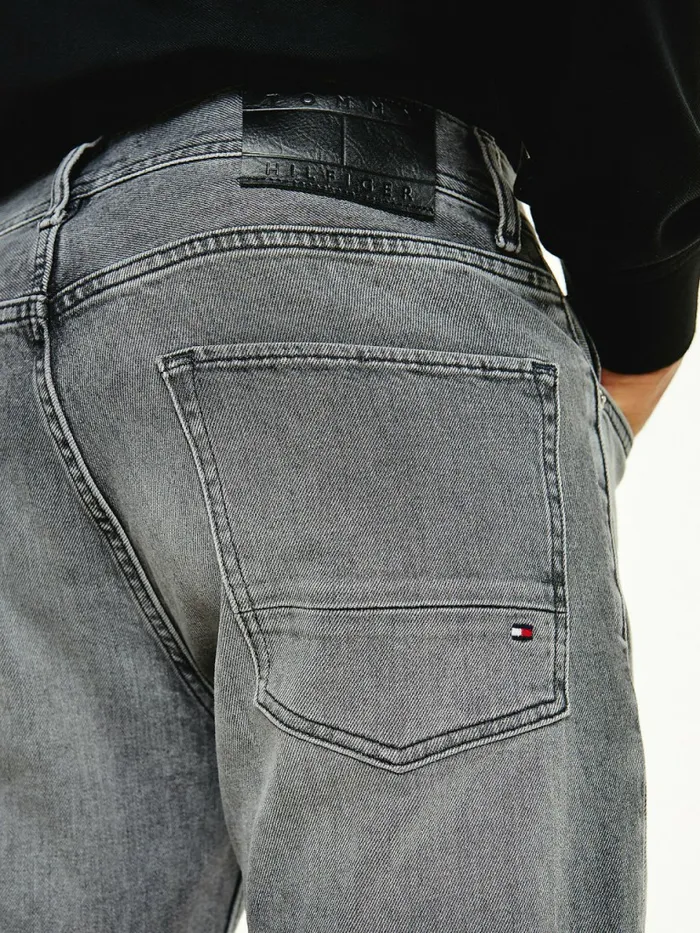 Tommy Hilfiger Denton Straight Faded Jeans Logan Grey Mens Jeans Gift 4 You