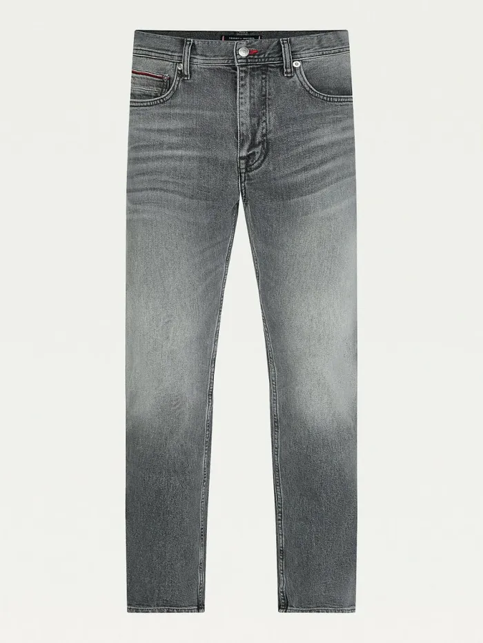 Tommy Hilfiger Denton Straight Faded Jeans Logan Grey Mens Jeans Gift 4 You