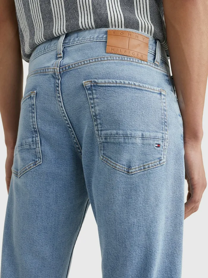 Tommy Hilfiger Denton Straight Faded Jeans Lucas Indigo Mens Jeans Sale