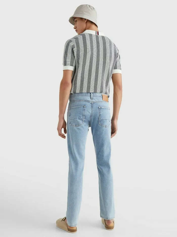Tommy Hilfiger Denton Straight Faded Jeans Lucas Indigo Mens Jeans Sale