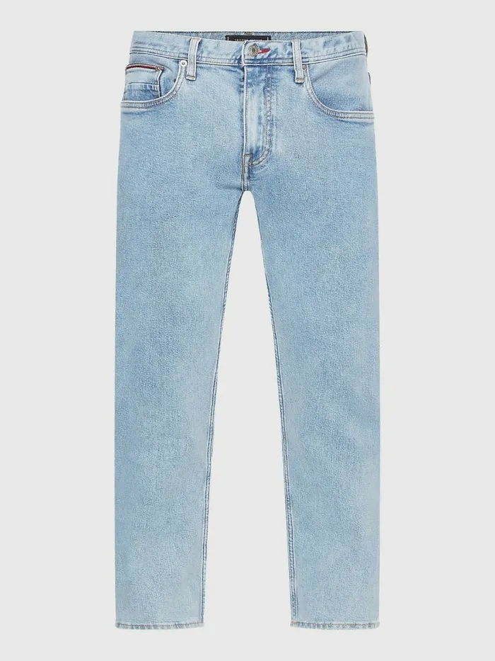 Tommy Hilfiger Denton Straight Faded Jeans Lucas Indigo Mens Jeans Sale