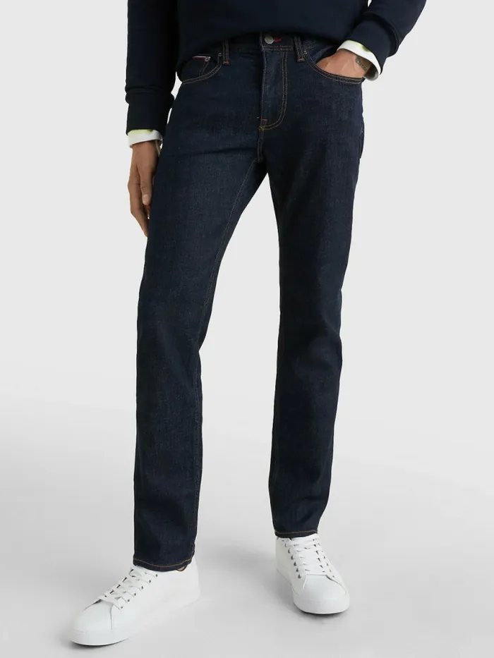 Tommy Hilfiger Denton Straight Jeans Ohio Rinse Mens Essentials Online