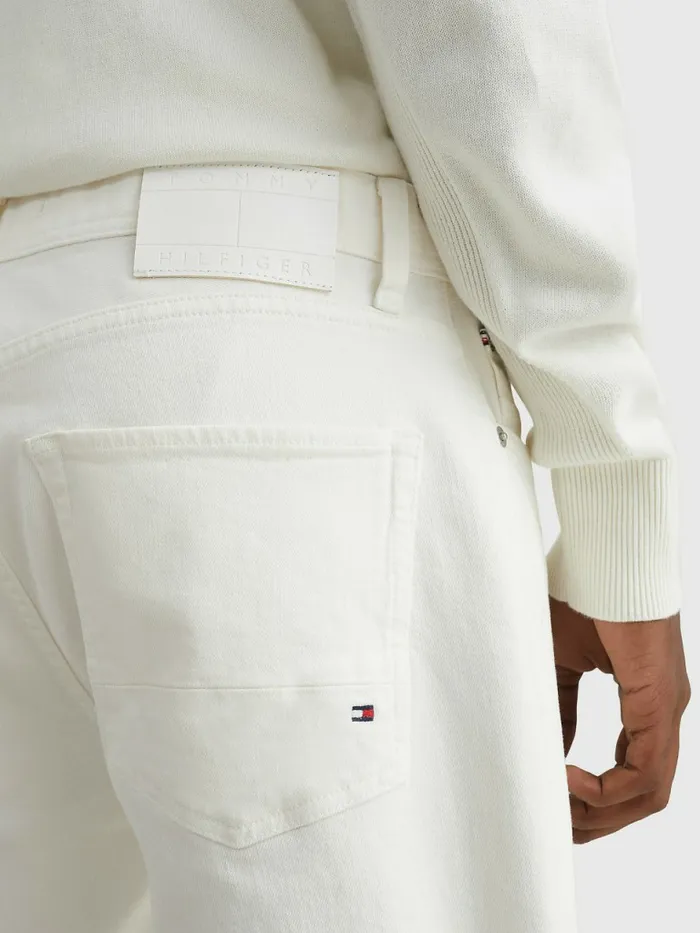 Tommy Hilfiger Denton Straight White Jeans Wick White Mens Jeans Cheap On Sale