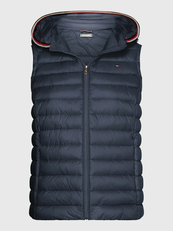Tommy Hilfiger DownFilled Quilted Vest Desert Sky Womens Coats and Jackets Gift for Friend