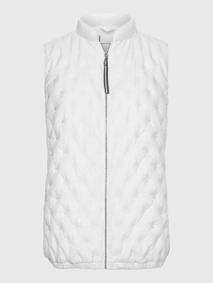 Tommy Hilfiger DownFilled Vest Th Optic White Womens Coats and Jackets Casaul