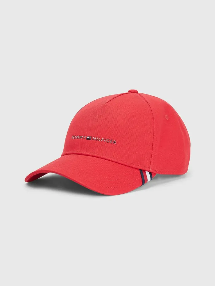 Tommy Hilfiger Downtown Metal Logo Cap Deep Crimson Mens Hats and Scarves Gift Ideas Tommy Hilfiger Downtown Metal Logo Cap Deep Crimson Mens Hats and Scarves Gift Ideas