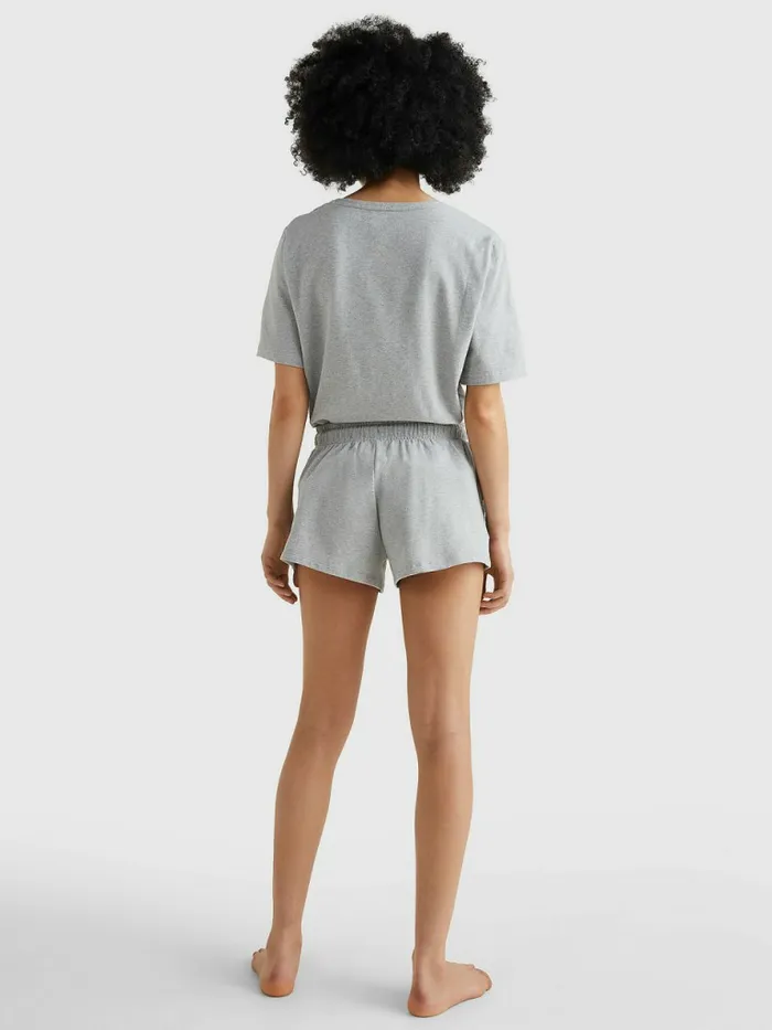 Tommy Hilfiger Drawstring Jersey Shorts Grey Heather Womens Lounge and Nightwear Gift for Friend