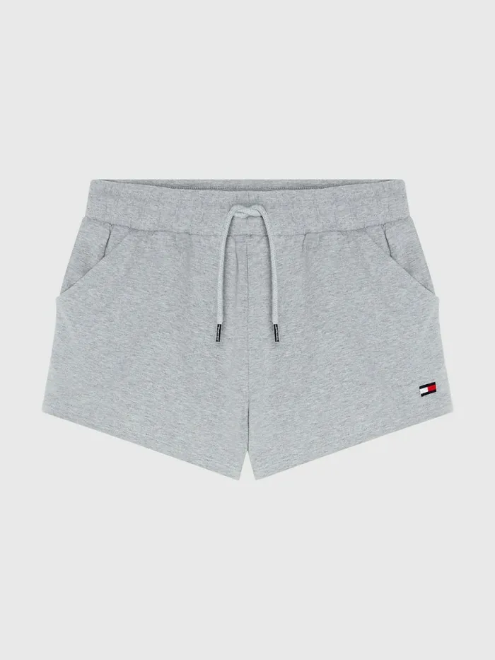 Tommy Hilfiger Drawstring Jersey Shorts Grey Heather Womens Lounge and Nightwear Gift for Friend