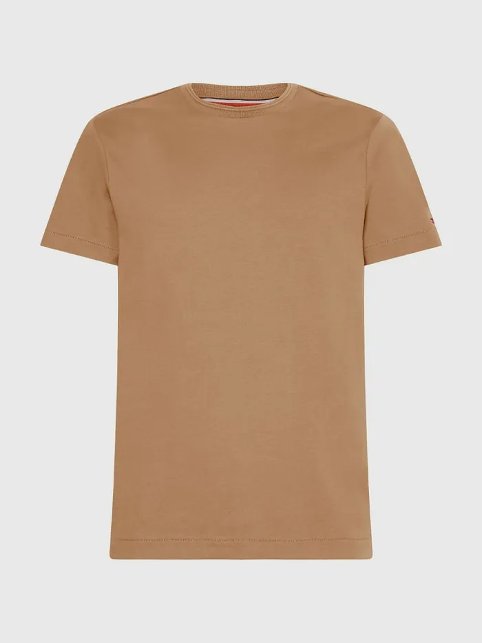Tommy Hilfiger Elevated Interlock TShirt Basket Brown Mens TShirts Cheap On Sale