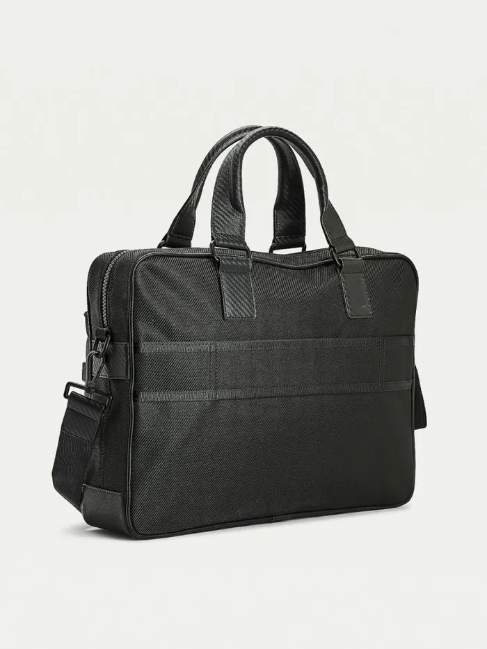 Tommy Hilfiger Elevated Modern Computer Bag Black Mens Bags Gift Ideas
