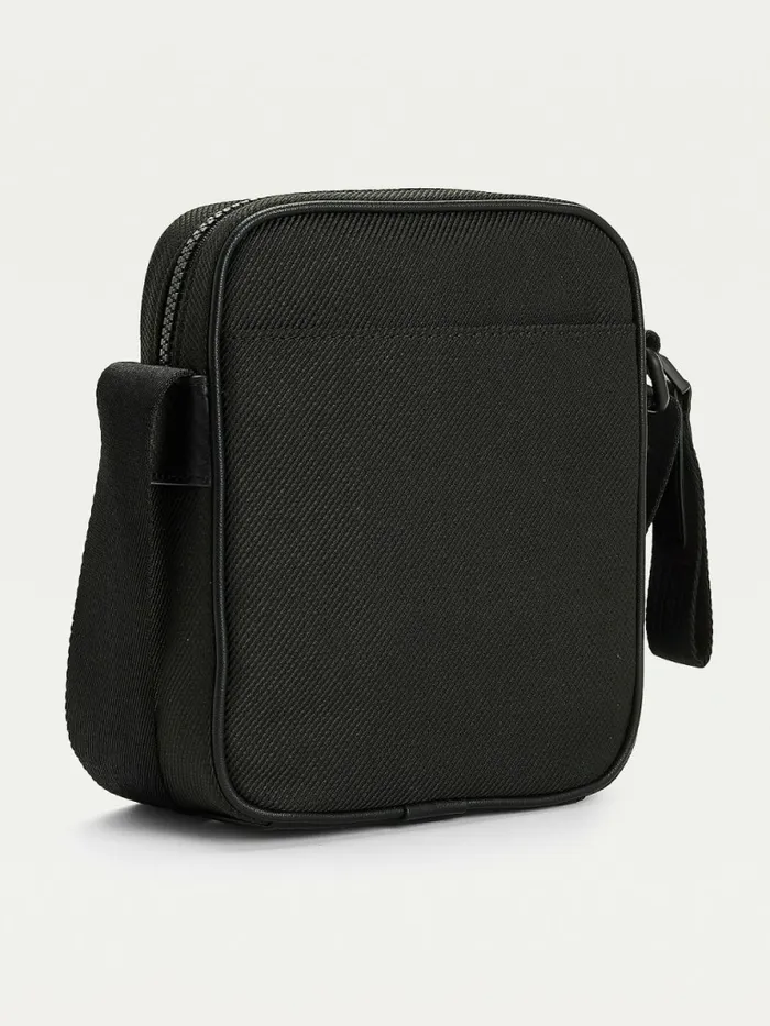 Tommy Hilfiger Elevated Modern Tonal Small Reporter Bag Black Mens Bags Fashion