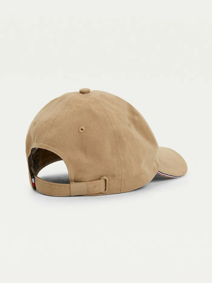 Tommy Hilfiger Elevated Signature Cap Relic Tan Mens Hats and Scarves Casaul