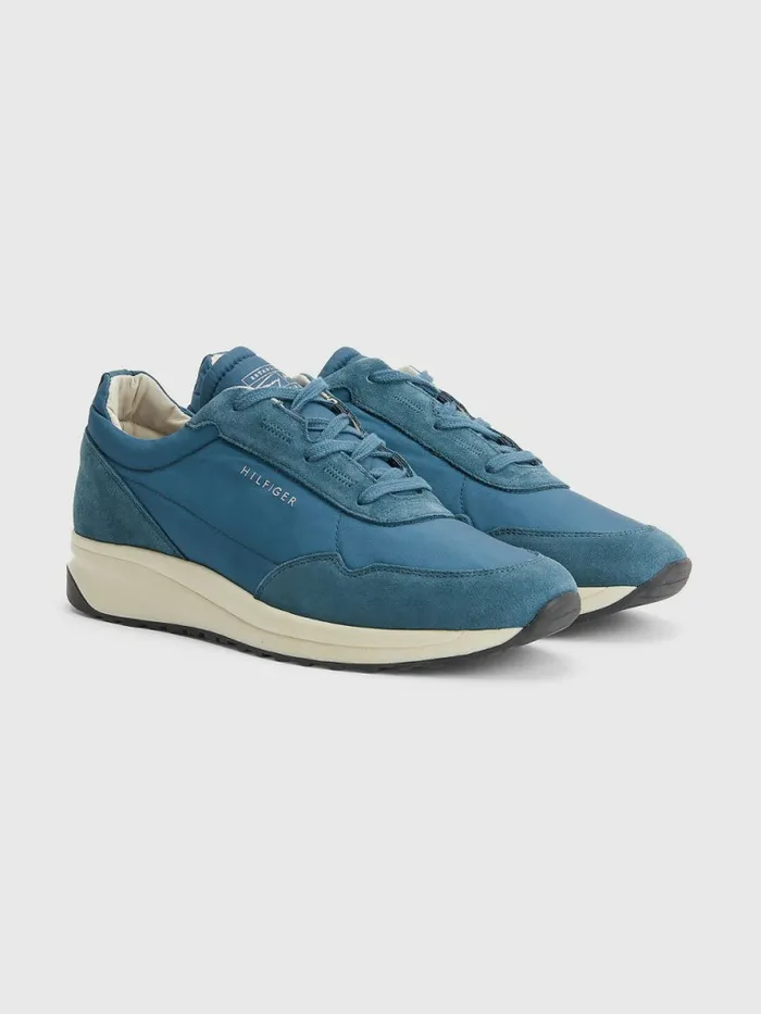 Tommy Hilfiger Elevated SuedeTrimmed Trainers Mercury Marine Mens Casual Shoes Fashion Tommy Hilfiger Elevated SuedeTrimmed Trainers Mercury Marine Mens Casual Shoes Fashion