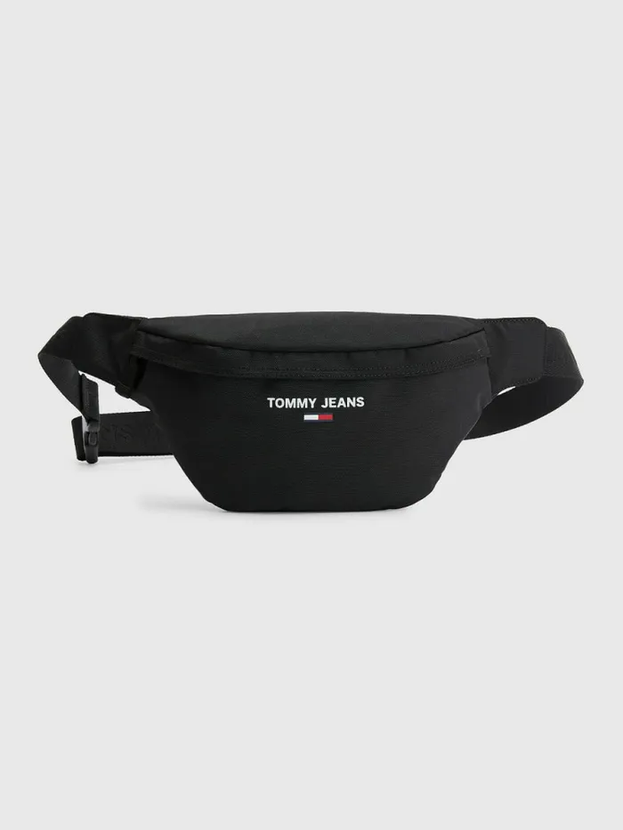 Tommy Hilfiger Essential Bum Bag Black Mens Bags On Sale