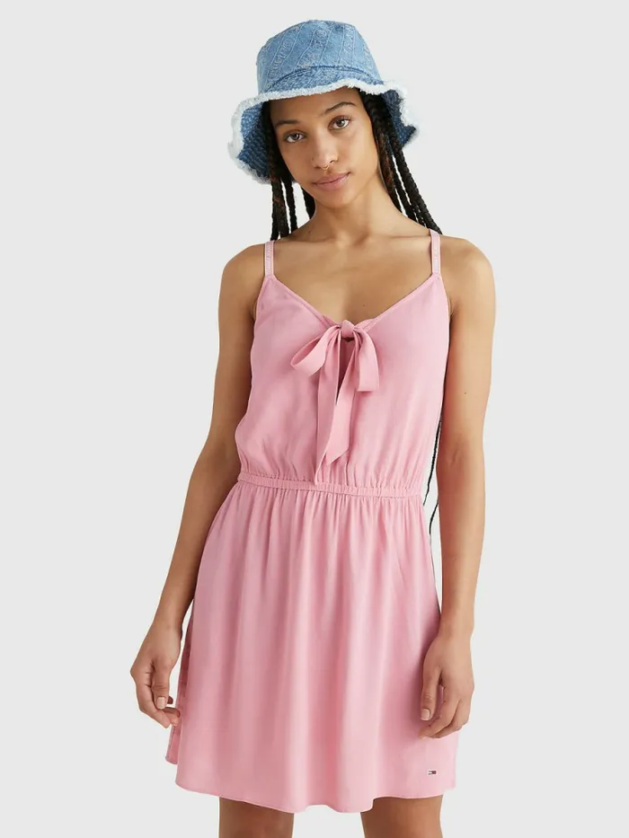 Tommy Hilfiger Essential Fit And Flare Dress Fresh Pink Womens Dresses and Jumpsuits Popular Tommy Hilfiger Essential Fit And Flare Dress Fresh Pink Womens Dresses and Jumpsuits Popular