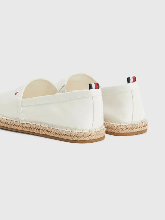 Tommy Hilfiger Essential Flag Espadrilles Ivory Womens Boots Online