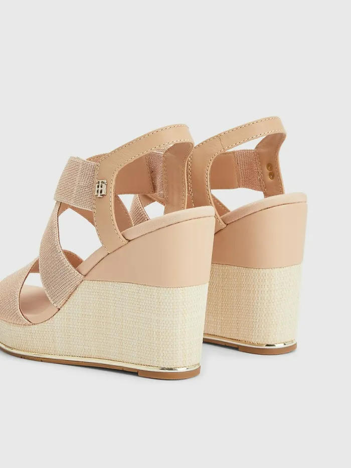 Tommy Hilfiger Essential High Heel Wedges Sandrift Womens Pumps For Sale