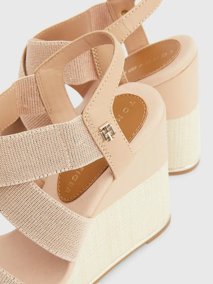 Tommy Hilfiger Essential High Heel Wedges Sandrift Womens Pumps For Sale