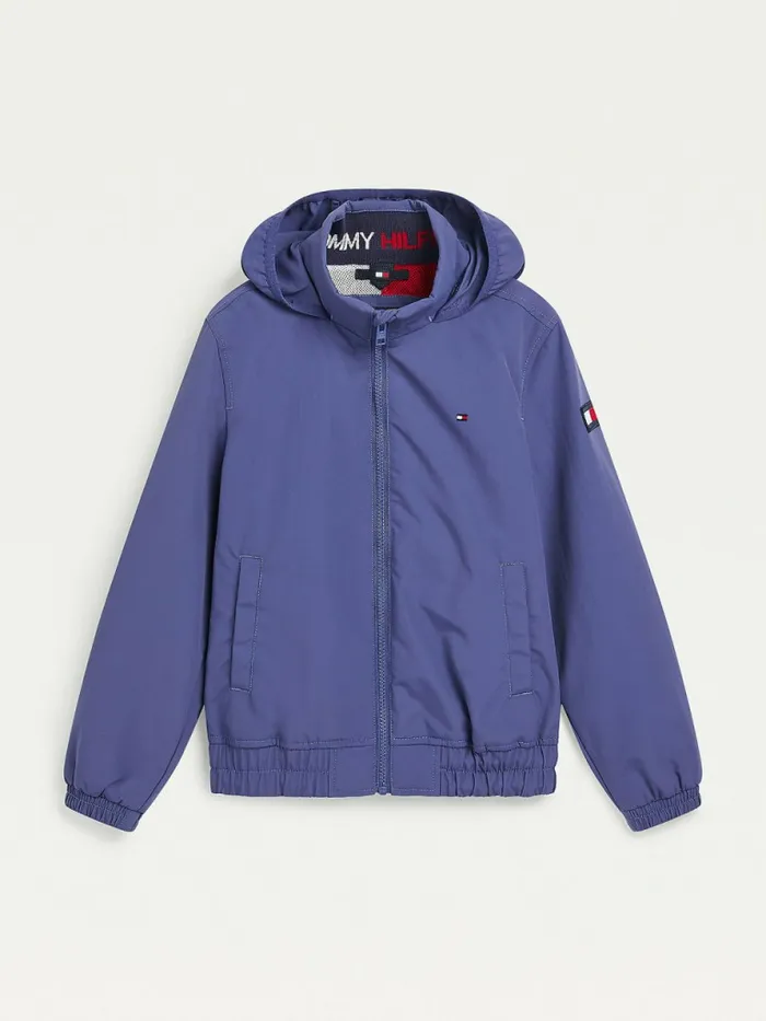 Tommy Hilfiger Essential Hooded Jacket Dark Aster Boys Coats and Jackets Casaul Tommy Hilfiger Essential Hooded Jacket Dark Aster Boys Coats and Jackets Casaul