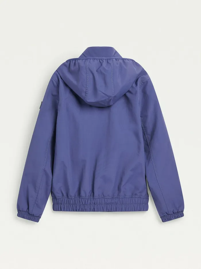 Tommy Hilfiger Essential Hooded Jacket Dark Aster Boys Coats and Jackets Casaul