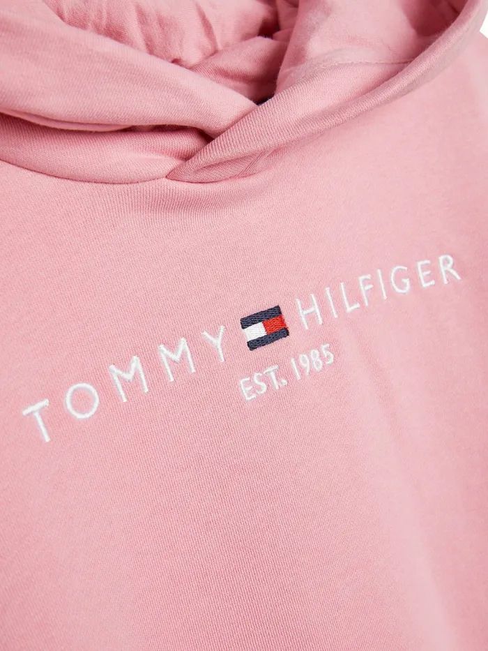 Tommy Hilfiger Essential Hoody And Joggers Set Fresh Pink Girls Sweatshirts and Hoodies Cheap On Sale