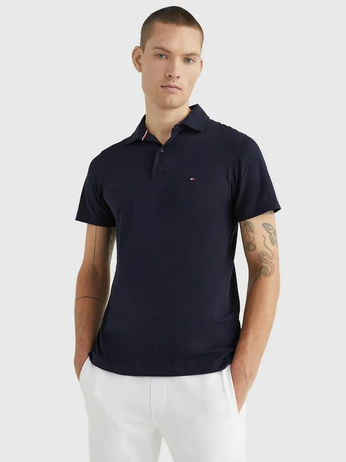 Tommy Hilfiger Essential Jersey Slim Fit Polo Desert Sky Mens Polo Shirts Near Me Tommy Hilfiger Essential Jersey Slim Fit Polo Desert Sky Mens Polo Shirts Near Me