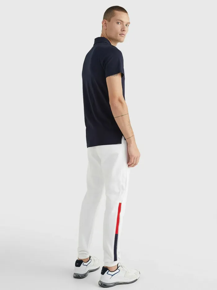 Tommy Hilfiger Essential Jersey Slim Fit Polo Desert Sky Mens Polo Shirts Near Me