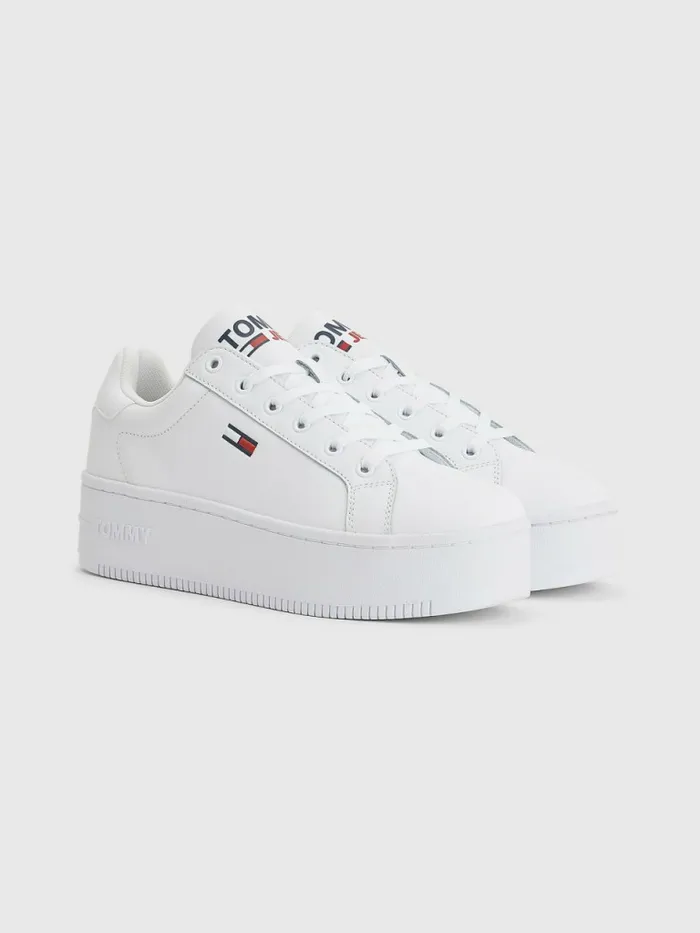 Tommy Hilfiger Essential Leather Flatform Trainers White Womens Sandals Near Me Tommy Hilfiger Essential Leather Flatform Trainers White Womens Sandals Near Me