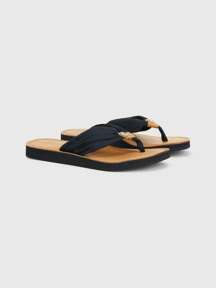 Tommy Hilfiger Essential Leather Footbed FlipFlops Desert Sky Womens Pumps Fashion Tommy Hilfiger Essential Leather Footbed FlipFlops Desert Sky Womens Pumps Fashion