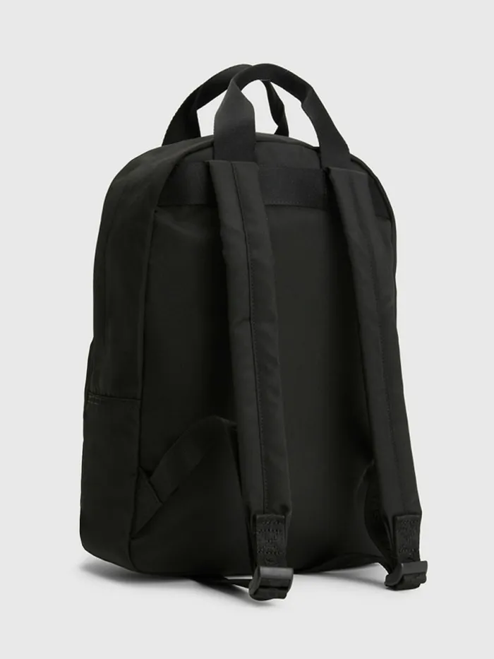 Tommy Hilfiger Essential Logo Backpack Black Womens Bags Casaul