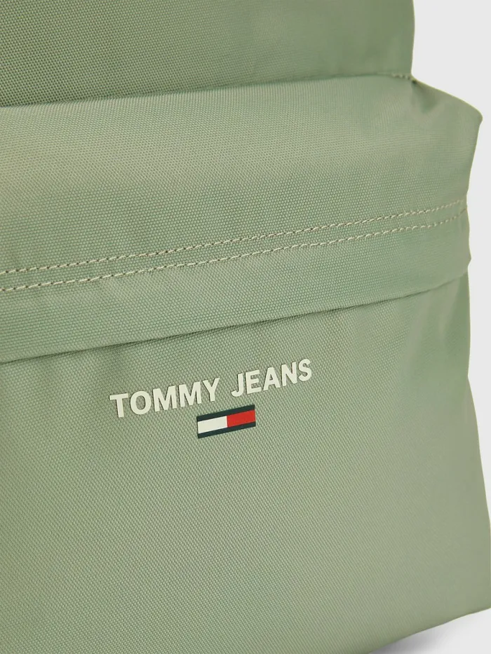 Tommy Hilfiger Essential Logo Backpack Faded Willow Mens Bags Online