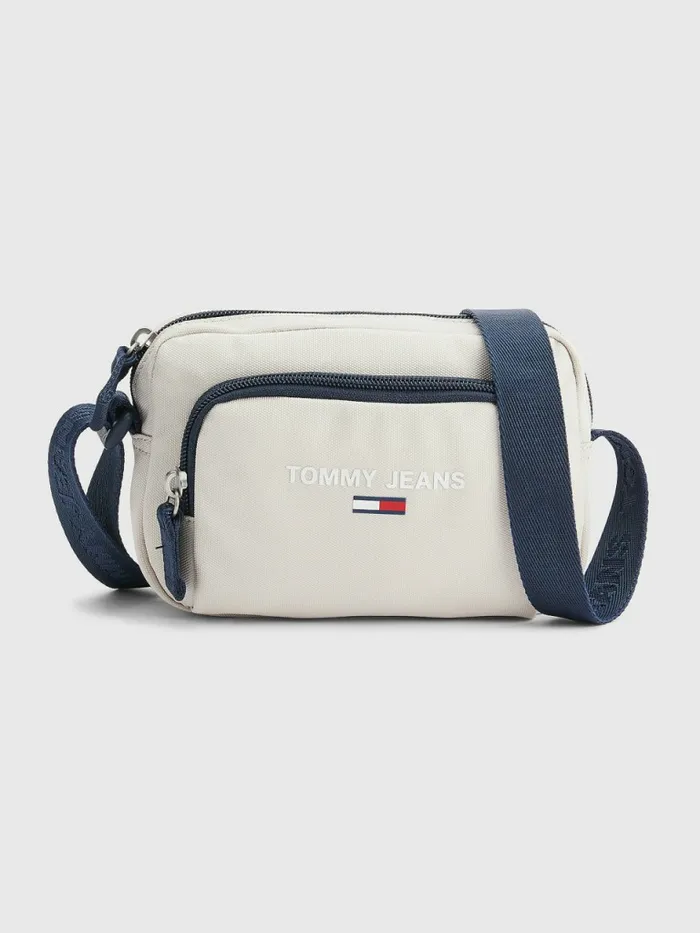 Tommy Hilfiger Essential Logo Crossover Bag Stony Beige Womens Bags Popular