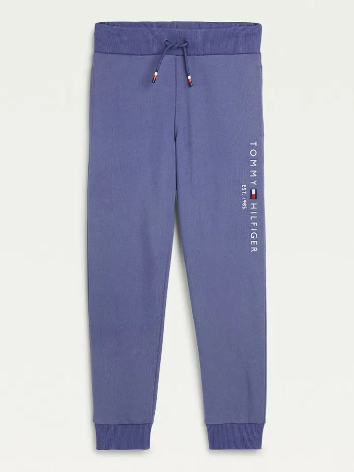 Tommy Hilfiger Essential Logo Joggers Dark Aster Girls Trousers Shorts and Skirts Gift Ideas Tommy Hilfiger Essential Logo Joggers Dark Aster Girls Trousers Shorts and Skirts Gift Ideas