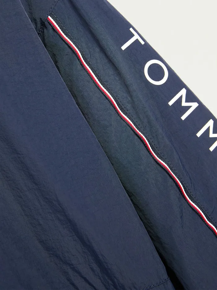 Tommy Hilfiger Essential Logo Recycled Track Jacket Twilight Navy Girls Coats and Jackets Fashion