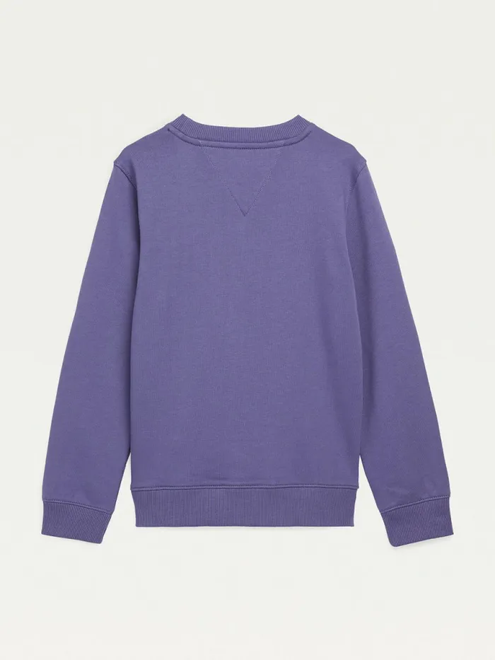 Tommy Hilfiger Essential Logo Sweatshirt Dark Aster Boys Sweatshirts and Hoodies Gift Ideas