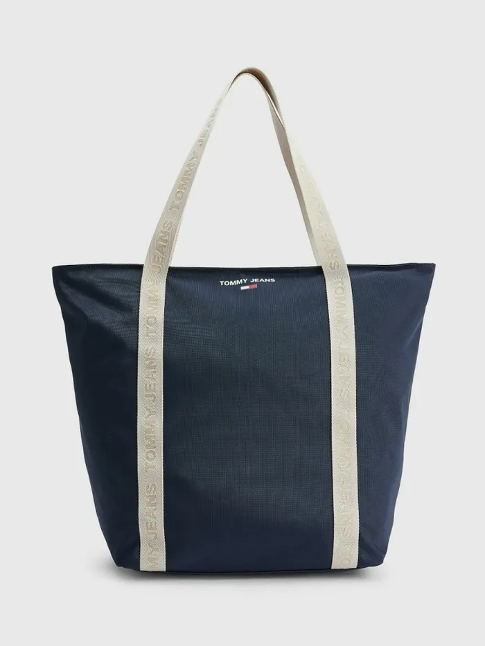 Tommy Hilfiger Essential Logo Tote Twilight Navy Womens Bags Casaul