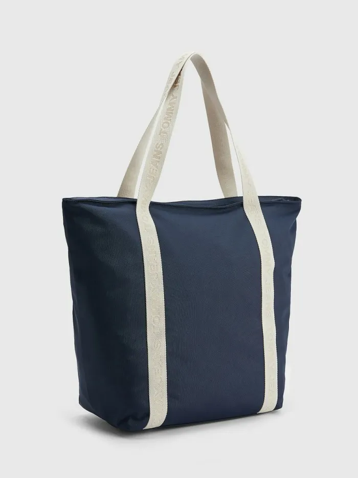 Tommy Hilfiger Essential Logo Tote Twilight Navy Womens Bags Casaul