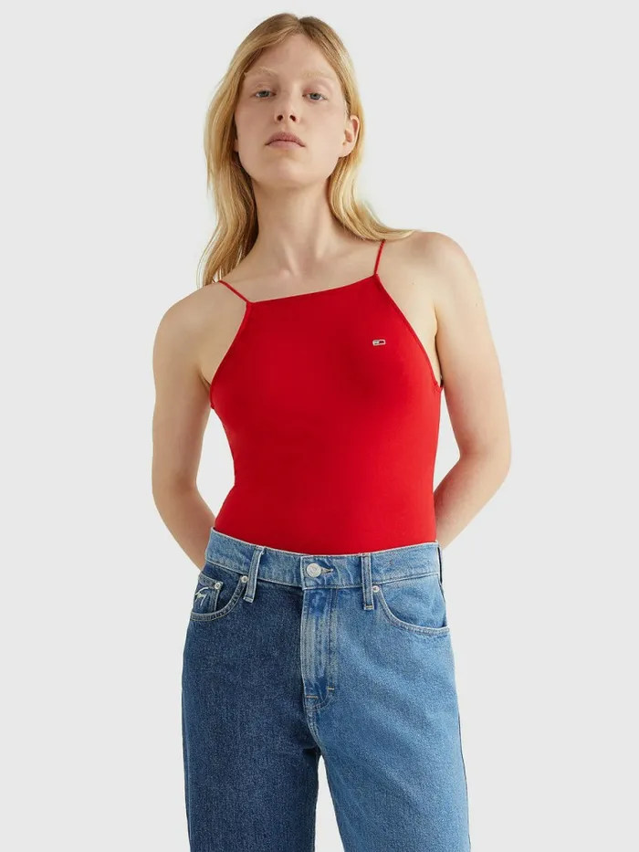 Tommy Hilfiger Essential Open Back Bodysuit Deep Crimson Womens TShirts Gift 4 You Tommy Hilfiger Essential Open Back Bodysuit Deep Crimson Womens TShirts Gift 4 You