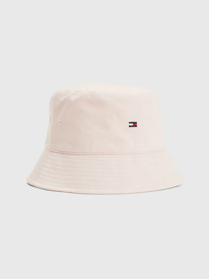Tommy Hilfiger Essential Organic Cotton Bucket Hat Pink Dust Womens Hats and Scarves Fashion Tommy Hilfiger Essential Organic Cotton Bucket Hat Pink Dust Womens Hats and Scarves Fashion