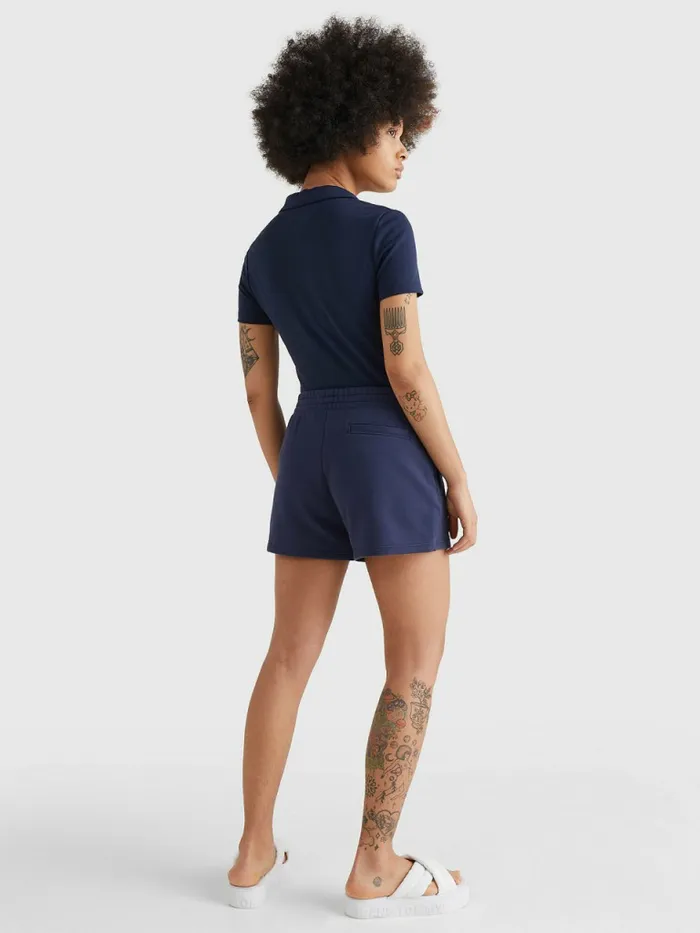 Tommy Hilfiger Essential Organic Cotton Shorts Twilight Navy Womens Shorts Near Me