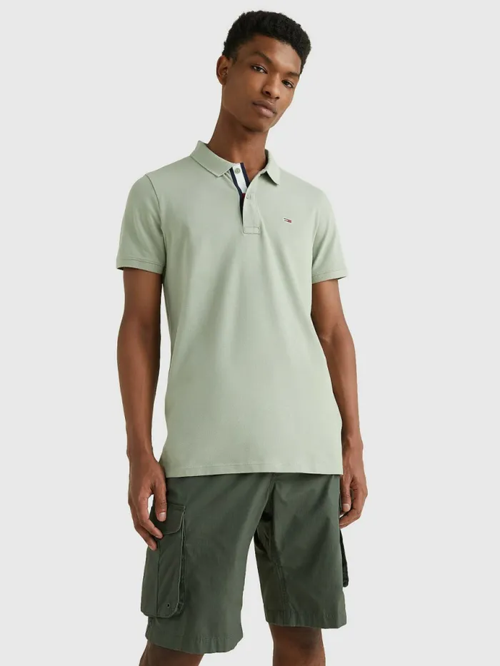 Tommy Hilfiger Essential Organic Cotton Slim Fit Polo Faded Willow Mens Polo Shirts Gift 4 You Tommy Hilfiger Essential Organic Cotton Slim Fit Polo Faded Willow Mens Polo Shirts Gift 4 You