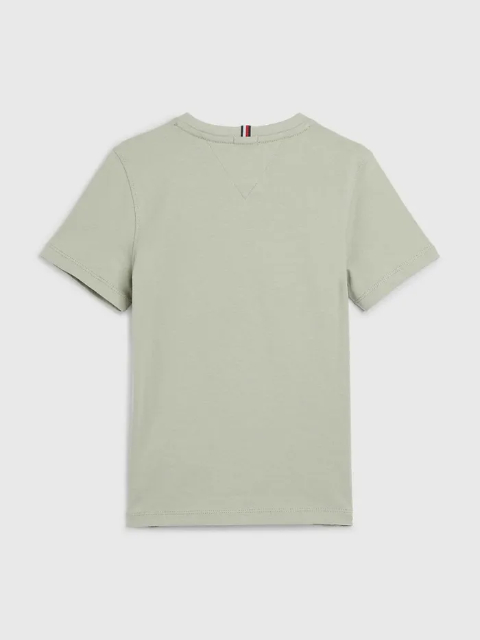 Tommy Hilfiger Essential Organic Cotton TShirt Faded Willow Girls Tops and TShirts Gift 4 You