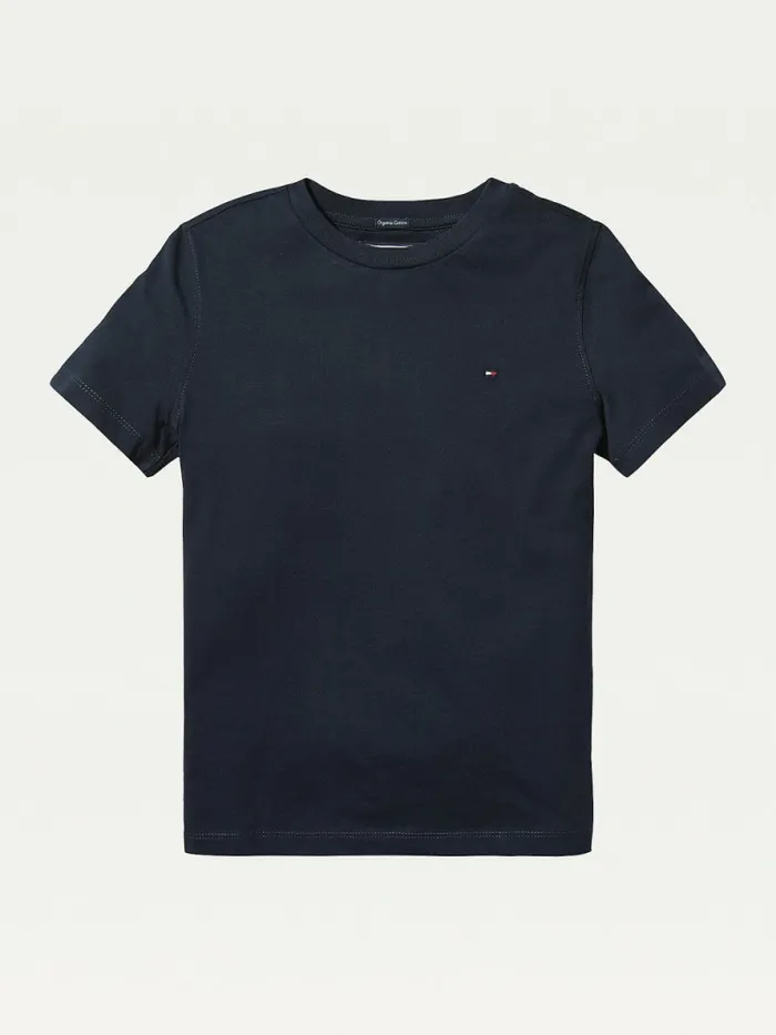 Tommy Hilfiger Essential Organic Cotton TShirt Sky Captain Girls Tops and TShirts Gift Ideas Tommy Hilfiger Essential Organic Cotton TShirt Sky Captain Girls Tops and TShirts Gift Ideas