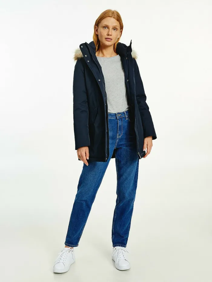 Tommy Hilfiger Essential Padded Parka Desert Sky Womens Coats and Jackets Gift 4 You Tommy Hilfiger Essential Padded Parka Desert Sky Womens Coats and Jackets Gift 4 You