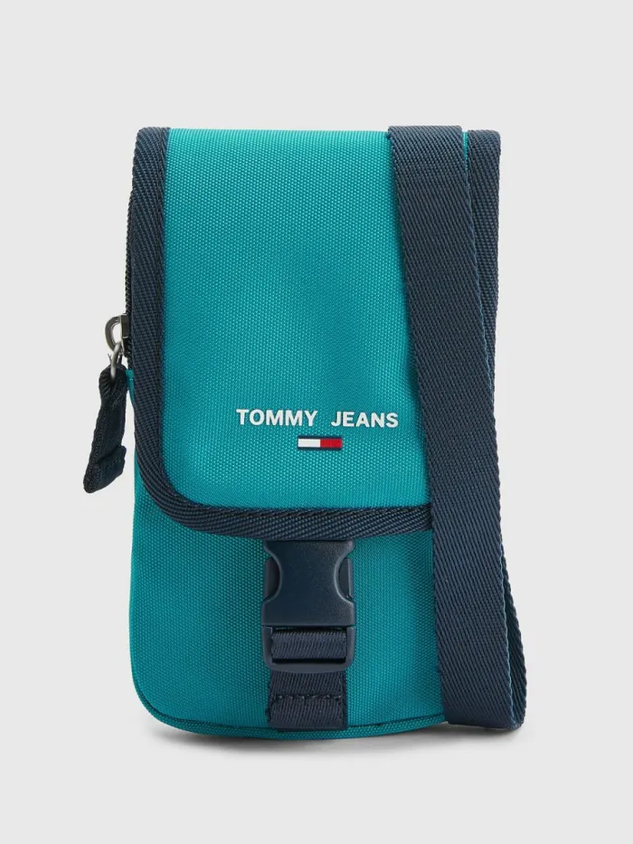 Tommy Hilfiger Essential Phone Pouch New Teal Mens Wallets and Card Holders Cheap On Sale Tommy Hilfiger Essential Phone Pouch New Teal Mens Wallets and Card Holders Cheap On Sale