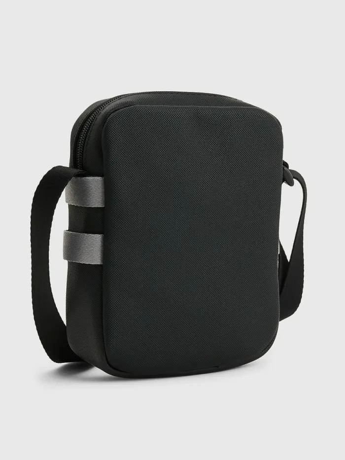 Tommy Hilfiger Essential Reflective Reporter Bag Black Mens Bags On Sale