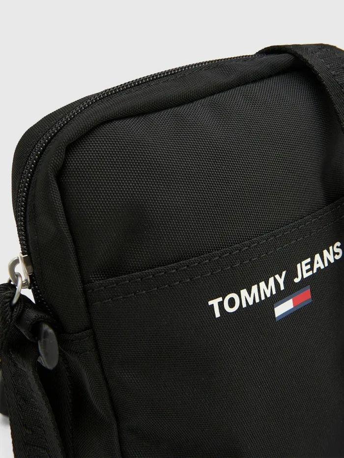 Tommy Hilfiger Essential Reporter Crossover Bag Black Mens Bags Gift for Friend