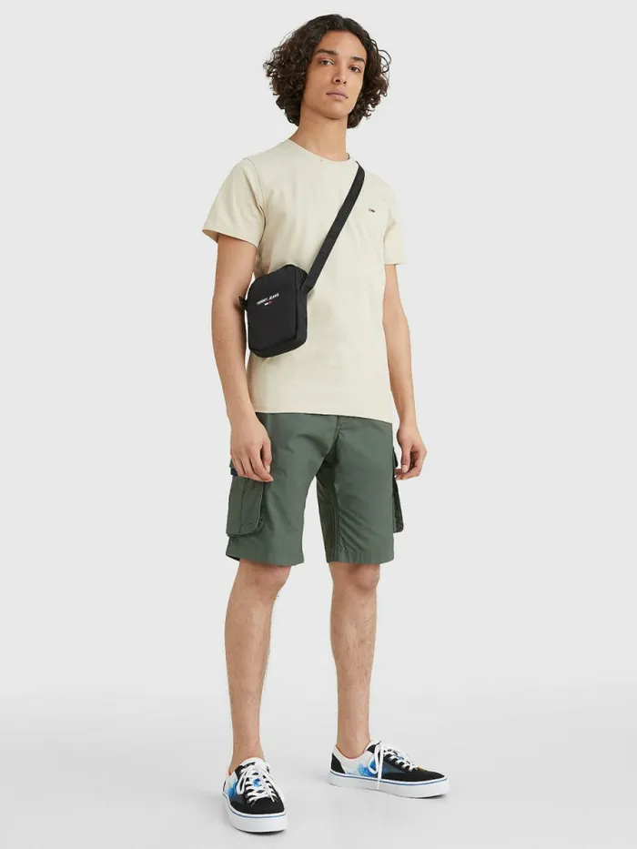 Tommy Hilfiger Essential Reporter Crossover Bag Black Mens Bags Gift for Friend
