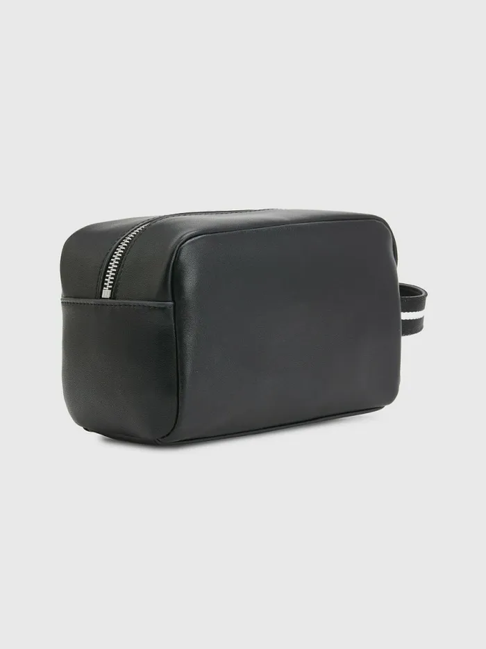 Tommy Hilfiger Essential Side Handle Washbag Black Mens Bags On Sale