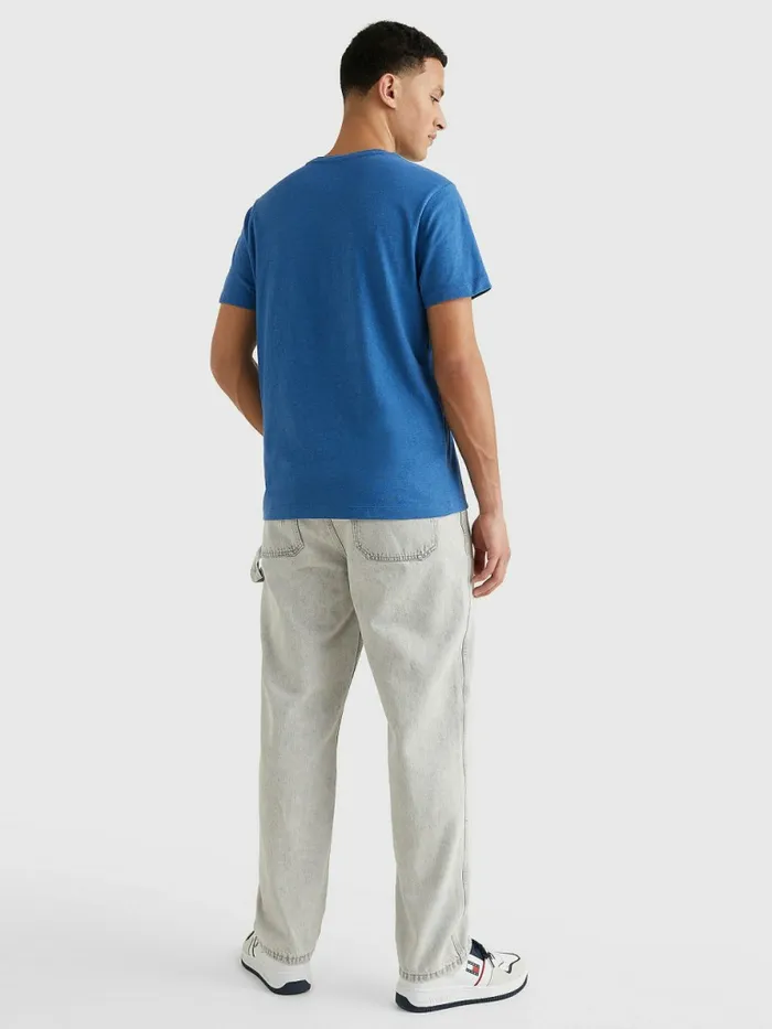 Tommy Hilfiger Essential Signature Pocket TShirt Regatta Blue Htr Mens TShirts Gift 4 You